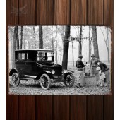 Металлическая табличка Ford Model T Tudor Sedan